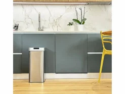 Clearance Kitchen Move Cubo de basura de cocina automático 60L SILVERLAKE Plateado