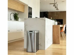 Clearance Kitchen Move Cubo de basura de cocina automático 60L SILVERLAKE Plateado