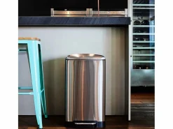Outlet Kitchen Move Cubo de basura de cocina de pedal 40L GREENWICH Gris