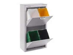 New Cubo de basura para la cocina - Cubo de reciclaje - 4 compartimentos de 20L - CUBEK Cubo De Basura Para Cocina