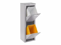 Cubo de basura para la cocina - Cubo de reciclaje - 2 compartimentos de 20L - CUBEK Cubo De Basura Para Cocina