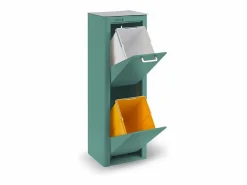 Best Cubo de basura para la cocina - Cubo de reciclaje - 2 compartimentos de 20L - CUBEK Cubo De Basura Para Cocina