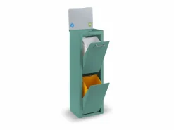 Best Cubo de basura para la cocina - Cubo de reciclaje - 2 compartimentos de 20L - CUBEK Cubo De Basura Para Cocina