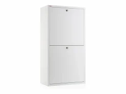 Don Hierro Cubo de basura para la cocina - Cubo de reciclaje - 4 compartimentos de 20L -51,7(ancho)x91,7(alto)x27,3(fondo) cm. - - EMI