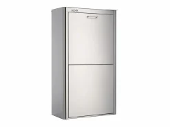 Don Hierro Cubo de basura para la cocina - Cubo de reciclaje - 4 compartimentos de 20L - acero Inoxidable - CUBEK