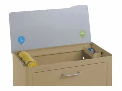 Don Hierro Cubo de basura para la cocina - Cubo de reciclaje - 4 compartimentos de 20L - CUBEK