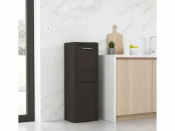 Cubo de basura para la cocina - Cubo de reciclaje - 2 compartimentos de 20L - CUBEK Cubo De Basura Para Cocina