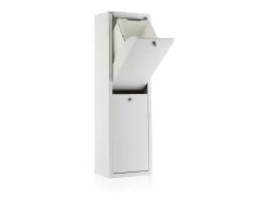 Don Hierro Cubo de basura para la cocina - Cubo de reciclaje - 2 compartimentos de 20L -28,7(ancho)x97(alto)x27,3(fondo) cm. - - LUA