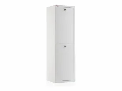 Don Hierro Cubo de basura para la cocina - Cubo de reciclaje - 2 compartimentos de 20L -28,7(ancho)x97(alto)x27,3(fondo) cm. - - LUA