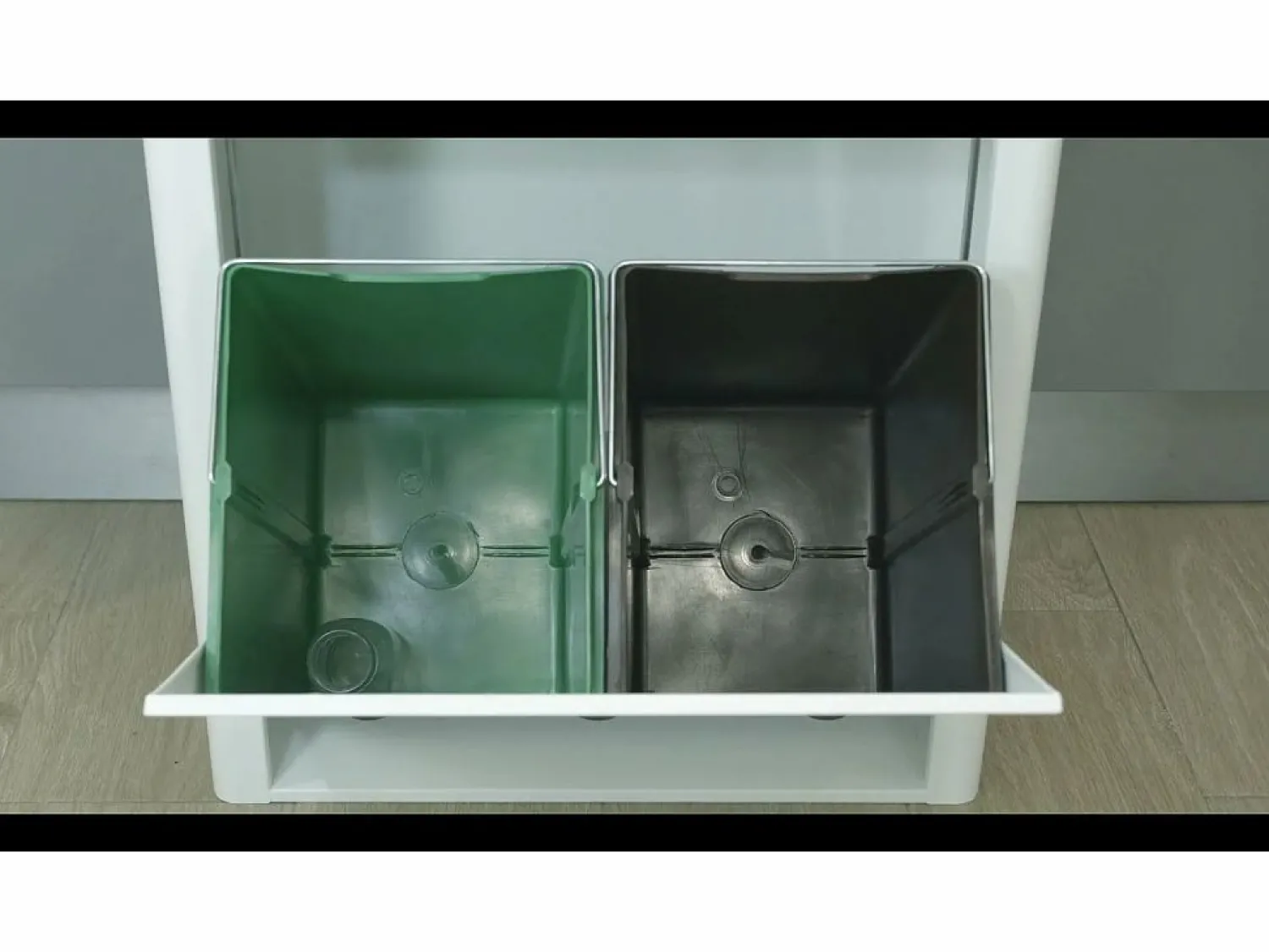Cubo de basura para la cocina - Cubo de reciclaje - 3 compartimentos de 20L - CUBEK Cubo De Basura Para Cocina
