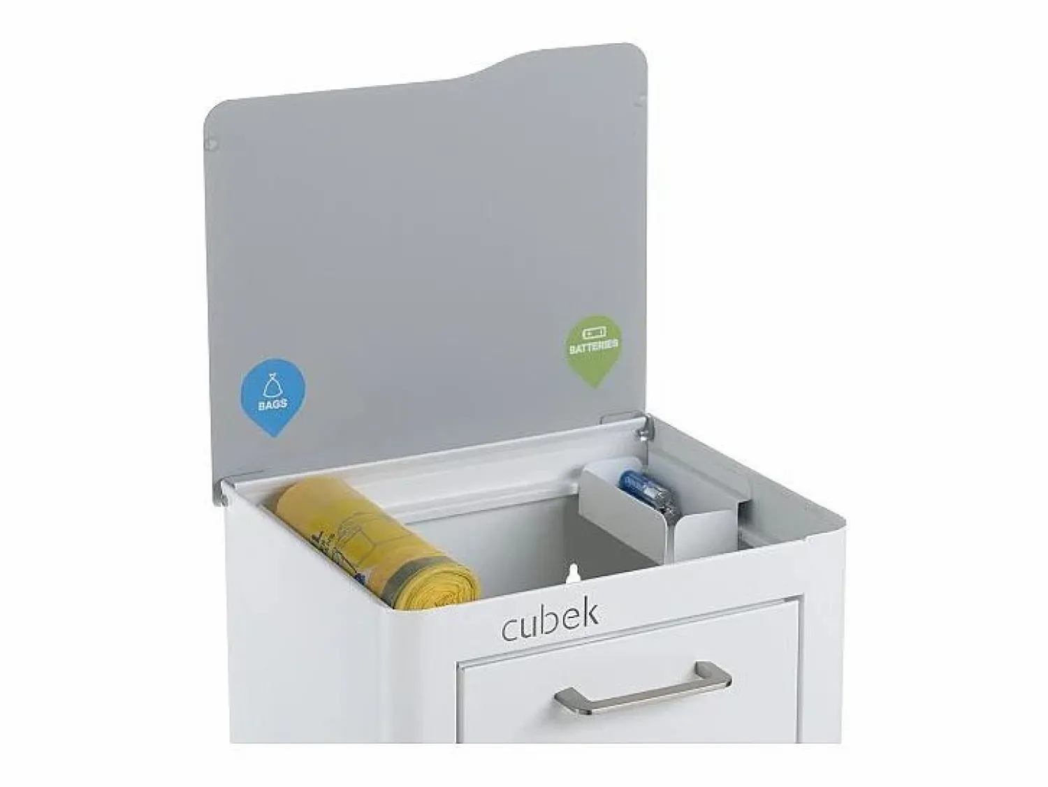 Cubo de basura para la cocina - Cubo de reciclaje - 3 compartimentos de 20L - CUBEK Cubo De Basura Para Cocina