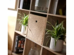 Calicosy Cubo plegable de tejido bouclé - H27 cm