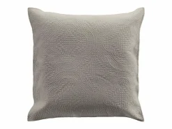 Online Douceur d'intérieur Cubre Cama Acolchado y 2 Fundas de Almohada Romane Gris