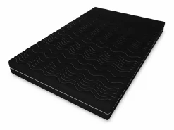 Clearance Cubrecama con capa de masaje, tamaño del cubrecama: 200 x 200 x 14, funda incluida, color del cubrecama: negro, dureza media: H3