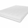 Cubrecama con capa de masaje, tamaño del cubrecama: 180 x 200 x 5, funda incluida, color del cubrecama: blanco, dureza media: H3