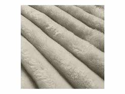 Soleil d'ocre Cubrecama de franela y terciopelo 220x240 cm HIMALAYA crudo, por