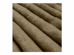 Hot Cubrecama de franela y terciopelo 180x220 cm HIMALAYA camel, por Colcha, Edredón