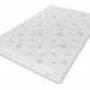 Cubrecama TOP5, tamaño del cubrecolchón: 100 x 200 x 5, funda incluida, color del cubrecama: aloe vera, dureza media: H4
