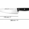 ARCOS Cuchillo de Cocina Universal 17,5 cm Acero Inoxidable Negro