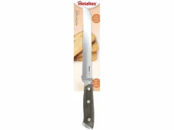 New METALTEX Cuchillo de Pan HERITAGE 20 cm Madera Pakka Acero Inoxidable Molibdeno-Vanadio