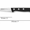 Clearance Cuchillo Pelador Universal Acero Inoxidable Negro 7,5 cm Cubierto