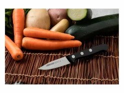 Clearance Cuchillo Pelador Universal Acero Inoxidable Negro 7,5 cm Cubierto