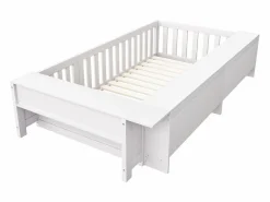 Outlet Cuna bebé 90x200 cm - con almacenamiento - con puerta - con somier de láminas - (colchón no incluido) Mueble De Bebé