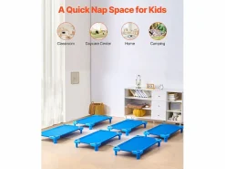 Cuna para Bebé SucceBuy Apilable, 107 x 58 cm, , Lote de 6, para Guarderías, Escuelas Infantiles y Aulas
