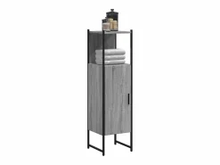 Clearance Garden Furniture Cynmar Armario de baño madera de ingeniería Sonoma 33x33x120,5 cm Gris