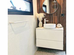 Online Essebagno Deco mezclador alto lavabo Blanco