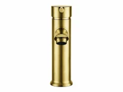 Outlet Deco mezclador de lavabo bajo oro cepillado Grifo