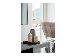 Outlet House Nordic Decoración de cemento beige Estatuilla 6.5 x 6.5 x 15 cm Multicolor