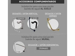 Hot ROGIER & MOTHES Desagüe CRAWLEY para bañeras retro Negro