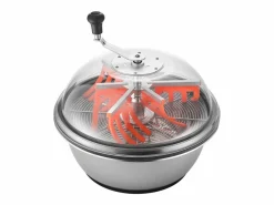 Outlet Deshojadora Manual SucceBuy 49 cm Cortabrotes Cuchilla de Acero Inoxidable, Cuenco de Corte Hidropónico Húmedo y Seco, Corte Rotativo Trenzado Materiales Y Utensilios De Cocina