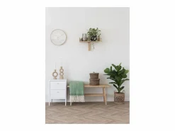 Outlet DESIO Set van 2 opbergmanden met deksel – natuurlijke jute Macetero