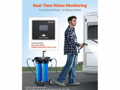 Desmineralizador de Agua SucceBuy para Lavado de Coche sin Manchas, Sistema de Agua Desionizada con Medidor TDS Integrado, Filtro Antimanchas, para Vehículos