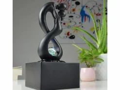 Discount Diseño de fuentes de interior con iluminación LED Amor Estatua