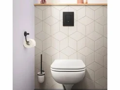 Outlet GROHE Dispensador de papel higiénico de pared Start mate Negro