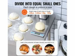 Clearance Divisor de Masa Manual SucceBuy 40 Piezas, Máquina de Pan de Acero Inoxidable, para Panadería, Restaurante, Comercial Blanco