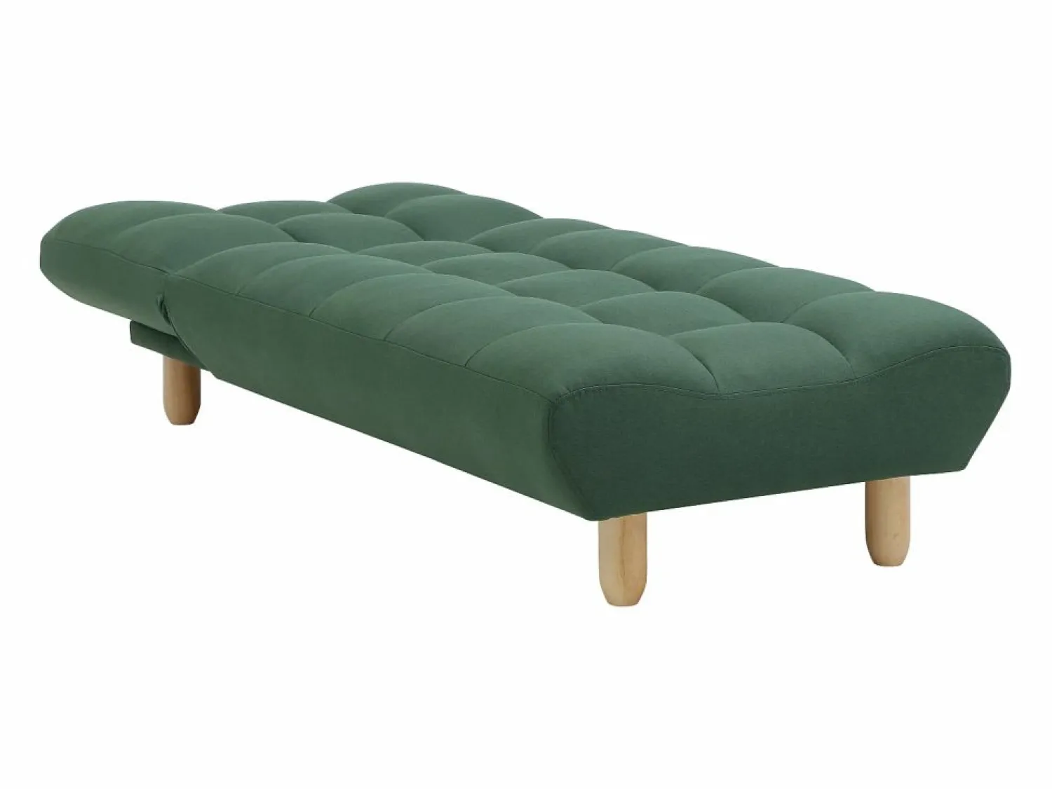 Hot Vente-unique Diván cama en tejido color ESTEBAN Verde