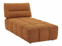 Discount Vente-unique Diván de avance y retroceso en tela texturizada APOLIU Terracota