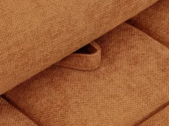 Discount Vente-unique Diván de avance y retroceso en tela texturizada APOLIU Terracota