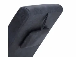 vidaxl Diván de masaje con almohada de piel de ante artificial