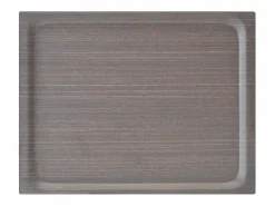 Don Hierro - Carrito auxiliar plegable BAUHAUS cromado con ruedas – 3 niveles y 3 posiciones-Wengue