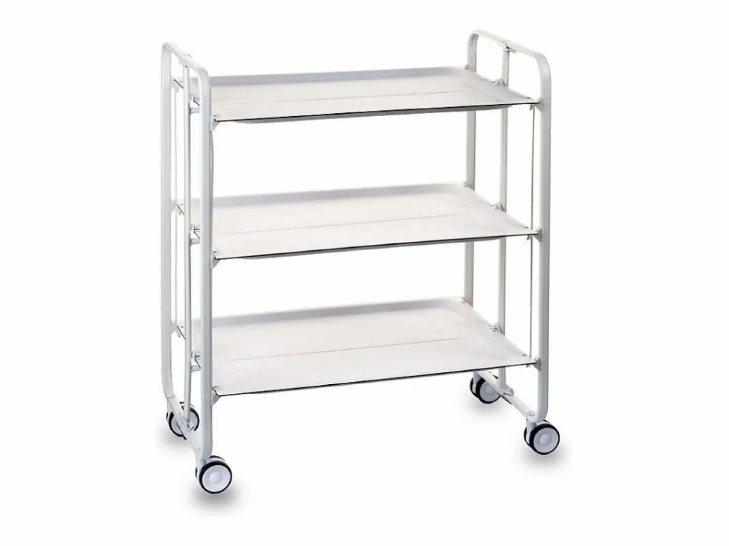 Online - Carrito auxiliar plegable BAUHAUS con ruedas – 3 niveles y 3 posiciones- Mueble Camarera