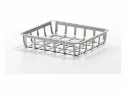 New Don Hierro - Cesta metálica ordenación pequeña, multifuncional y decorativa, ZESTA- Gris