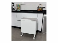 Don Hierro - Cubo de basura ergonómico, funcional y elegante, 2 x 20 litros, ECOBOX NOA-