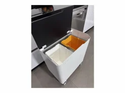 Don Hierro - Cubo de basura ergonómico, funcional y elegante, 2 x 20 litros, ECOBOX NOA-