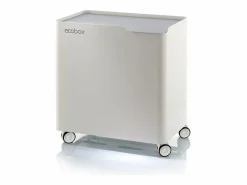 Sale Don Hierro - Cubo de basura reciclaje ECOBOX, con ruedas y cierre suave, 60 litros- Gris