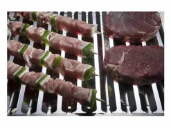 New - Parrilla de acero inoxidable para barbacoa, especial carne, ABRÁSAME, tamaño grande- Materiales Y Utensilios De Cocina